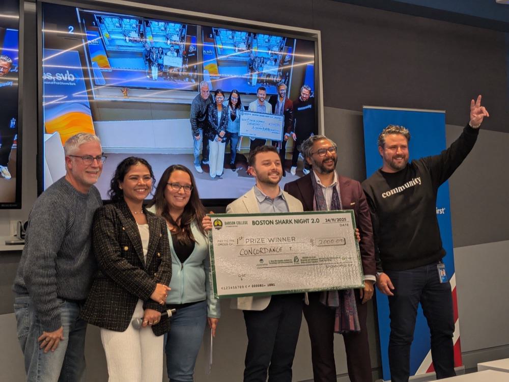 Concordance wins SVB-Babson Pitch Competition